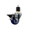 Service Caster 3'' Blue Poly Swivel 1-7/8'' Expanding Stem Caster with Brake SCC-EX20S314-PPUB-BLUE-PLB-178 - alternate 1